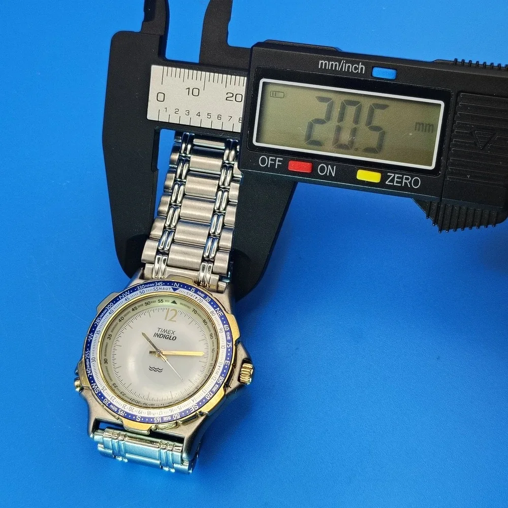 Vintage 1992 Timex‎ Navigator Sailor 36mm Mens Quartz Field Watch (No Indiglo)